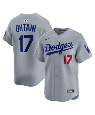 Nike Men's Shohei Ohtani Gray Los Angeles Dodgers Alternate Limited Player Jersey