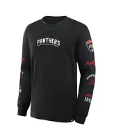 Fanatics Men's Black Florida Panthers Boxed Legacy Long Sleeve T-Shirt
