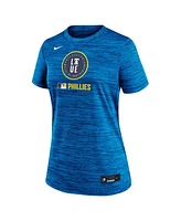 Nike Women's Royal Philadelphia Phillies Authentic Collection City Connect Velocity Performance T-Shirt