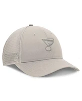 Fanatics Women's Tan St. Louis Blues Authentic Pro Road Trucker Adjustable Hat