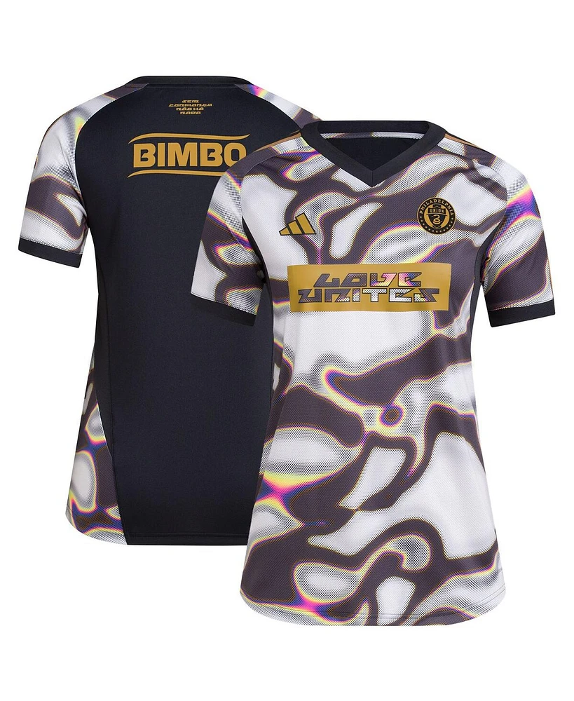 Adidas Women's Black Philadelphia Union 2024 Pride Pre-Match Jersey