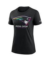 Nike Women's Black New England Patriots 2024 Nfl Crucial Catch Tri-Blend T-Shirt