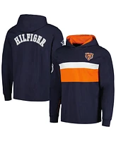 Tommy Hilfiger Men's Navy Chicago Bears Morgan Long Sleeve Hoodie T-Shirt