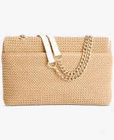 I.n.c. International Concepts Ajae Straw Overlay Shoulder Bag, Exclusively at Macy's