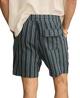 Lucky Brand Men's Drawstring Stripe Shorts