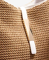 I.n.c. International Concepts Salee Straw Shoulder Bag, Exclusively at Macy's