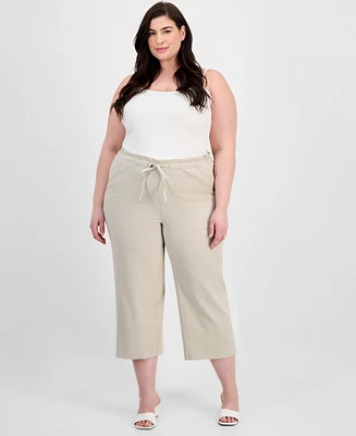 Liverpool Los Angeles Trendy Plus Cropped Pull-On Pants