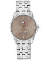 Tommy Hilfiger Women's Quartz Silver-Tone Stainless Steel Bracelet Watch Set, 30mm