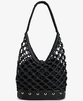 I.n.c. International Concepts Kahtt Macrame Hobo Bag, Exclusively at Macy's