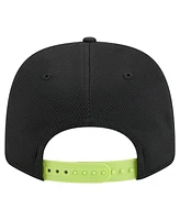 New Era Men's Black Columbus Crew 2025 Jersey Hook 9SEVENTY Stretch-Snap Hat