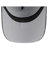 New Era Men's Black Los Angeles Angels 9FORTY A-Frame Trucker Adjustable Hat