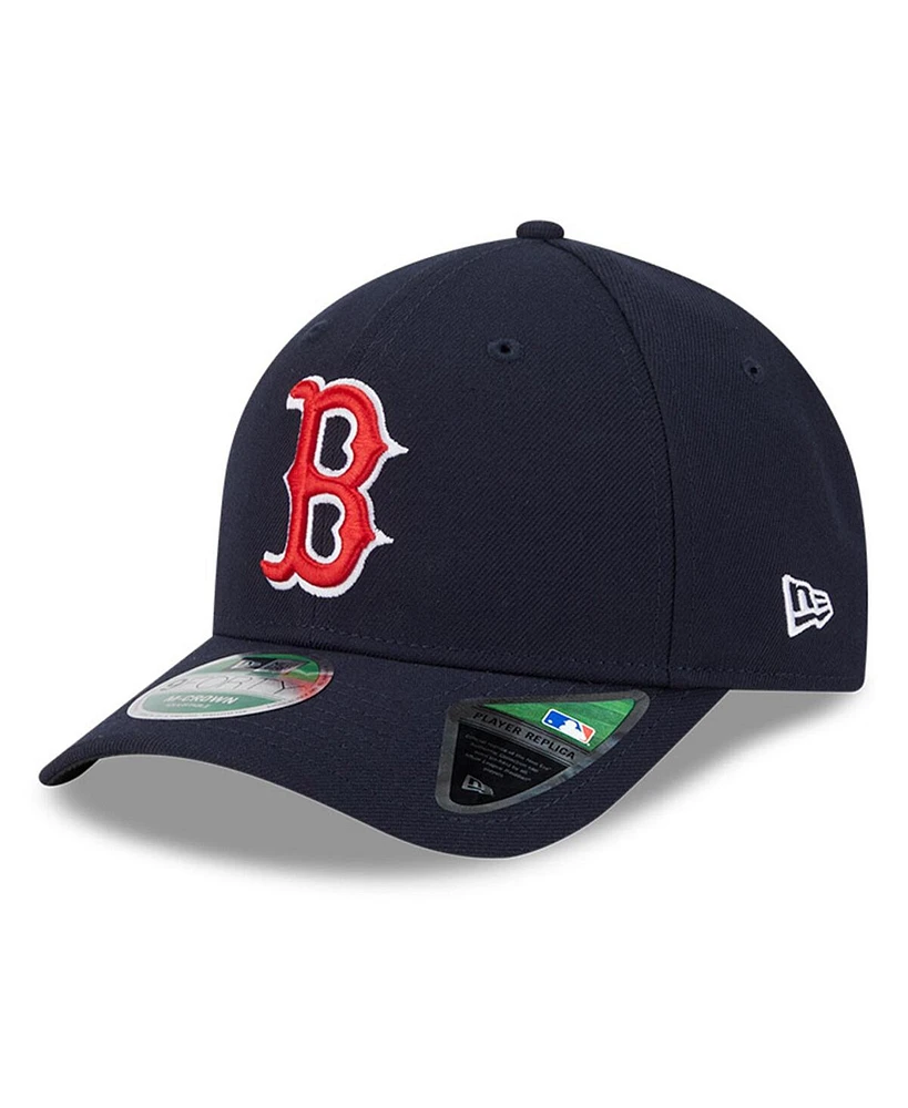 New Era Men's Navy Boston Red Sox Player Replica 9FORTY Adjustable Hat