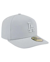 New Era Men's Gray Los Angeles Dodgers Colorpack 59FIFTY Fitted Hat