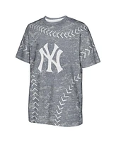 Outerstuff Big Boys and Girls Navy New York Yankees Slide Score Bold T-Shirt