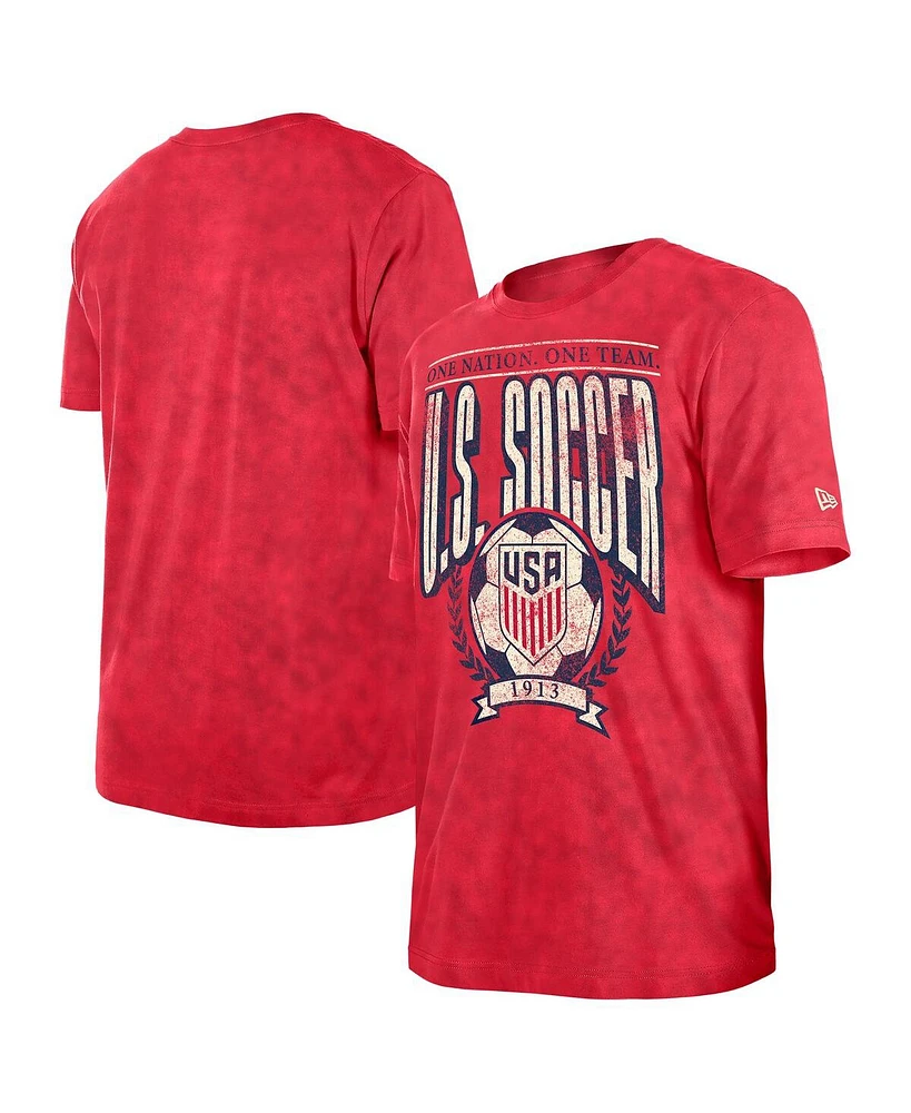 5th & Ocean Men's Red Usmnt Throwback Boxy T-Shirt