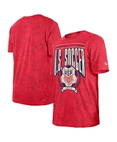 5th & Ocean Men's Red Usmnt Throwback Boxy T-Shirt