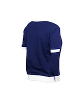 New Era Women's Royal Los Angeles Dodgers Game Day Rhinestone V-Neck T-Shirt