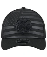 New Era Men's Black Memphis Grizzlies Game Day Flag A-Frame 9FORTY Adjustable Hat