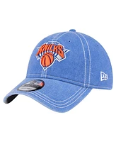 New Era Men's Blue New York Knicks Pigment Dyed 9TWENTY Adjustable Hat