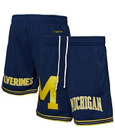 Mitchell & Ness Men's Navy Michigan Wolverines Team Origins Mesh Shorts