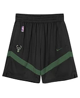 Nike Preschool Black Milwaukee Bucks Mesh Tank Top and Shorts Set