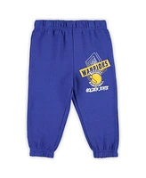 Mitchell & Ness Toddler 2-Piece Golden State Warriors Blockbuster Oversized Fleece and Pant Set