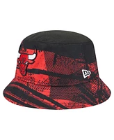 New Era Men's Black/Red Chicago Bulls Tip-Off Bucket Hat