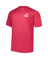 Fanatics Men's Crimson Alabama Tide Big Tall Ideal Faded T-Shirt