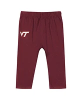 Outerstuff Baby Boys and Girls Maroon Virginia Tech Hokies Double Up Long Sleeve Bodysuit Pant