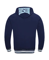 Pro Standard Men's Navy Howard Bison Crest Pullover Hoodie