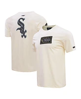 Pro Standard Men's Cream Chicago White Sox Club Member Badge T-Shirt