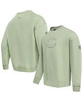 Pro Standard Men's Green Cincinnati Reds Neutral Drop Shoulder Pullover Sweatshirt