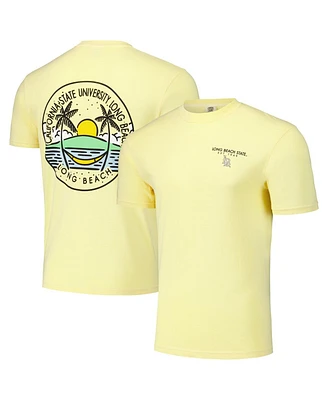 Image One Men's and Women's Gold Cal State Long Beach The Scenic Comfort Colors T-Shirt