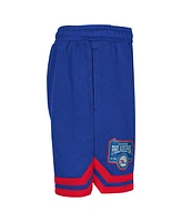 Outerstuff Big Boys and Girls Royal Philadelphia 76ers Teardrop Fleece Shorts