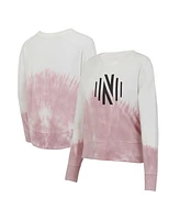 Concepts Sport Women's Pink/White Nashville Sc Orchard Tie-Dye Long Sleeve T-Shirt
