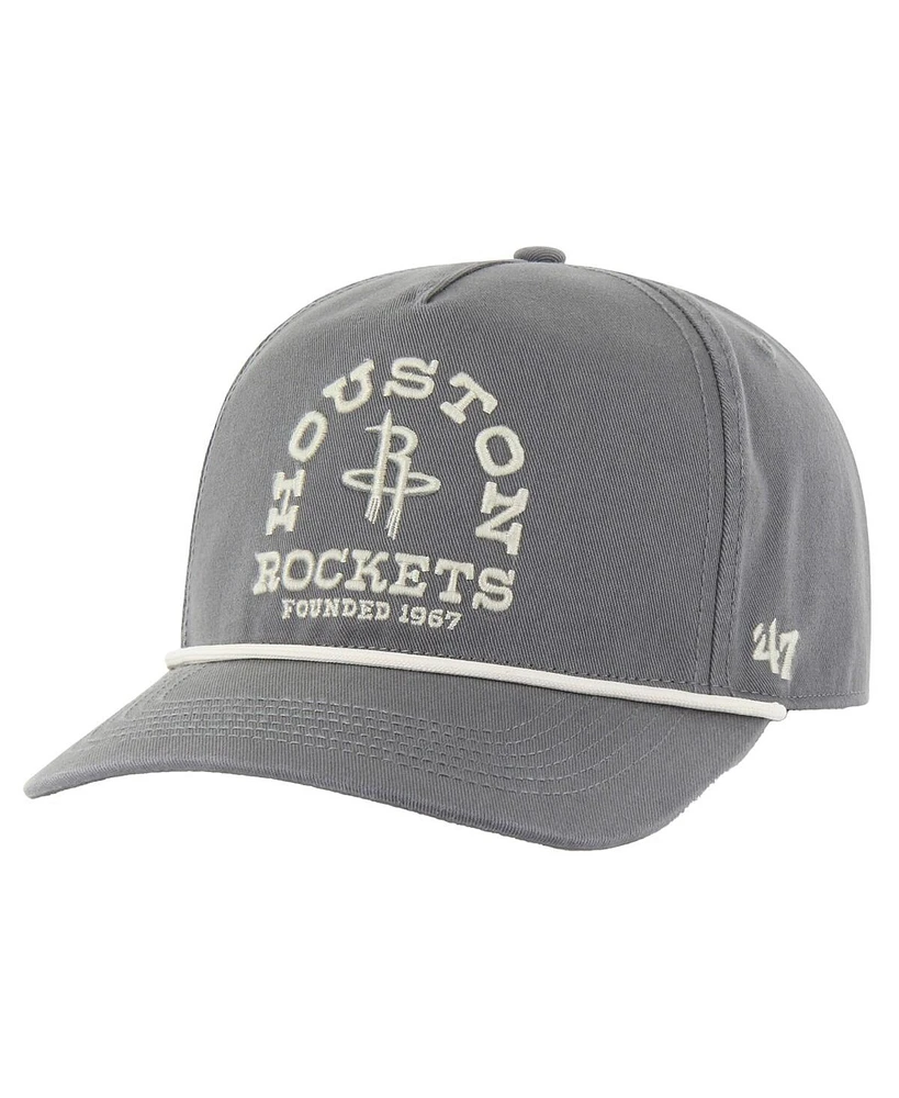'47 Brand Men's Charcoal Houston Rockets Canyon Ranchero Hitch Adjustable Hat