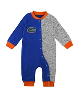 Outerstuff Baby Boys and Girls Royal Florida Gators Playbook Two-Tone Sleeper
