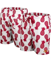 Colosseum Men's White Iowa State Cyclones Pineapples Swim Shorts