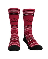 Rock 'Em Socks Men's Arkansas Razorbacks Primary Crew and Boxer Briefs