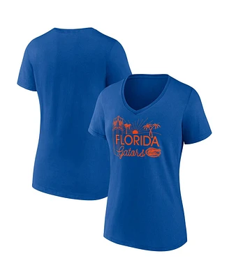 Fanatics Women's Royal Florida Gators Fundamentals Region Draw T-Shirt