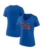 Fanatics Women's Royal Florida Gators Fundamentals Region Draw T-Shirt