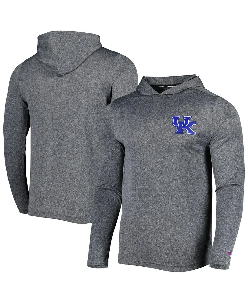 Knights Apparel Men's Champion Gray Kentucky Wildcats Hoodie Long Sleeve T-Shirt