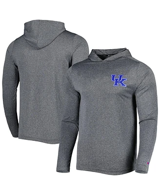 Knights Apparel Men's Champion Gray Kentucky Wildcats Hoodie Long Sleeve T-Shirt