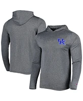 Knights Apparel Men's Champion Gray Kentucky Wildcats Hoodie Long Sleeve T-Shirt