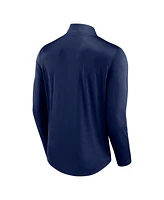Fanatics Men's Navy Minnesota Twins Tough Minded Lightweight Quarter-Zip Pullover Sweatshirt