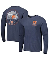Image One Men's Navy Auburn Tigers Circle Campus Scene Long Sleeve T-Shirt