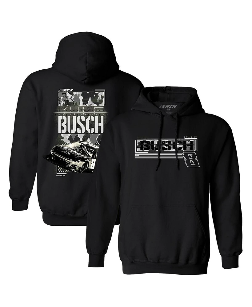 Richard Childress Racing Team Collection Men's Black Kyle Busch Camo Car Pullover Hoodie