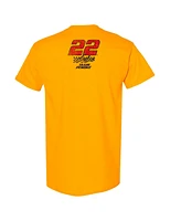 Team Penske Men's Gold Joey Logano Lifestyle T-Shirt
