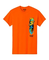 Hendrick Motorsports Team Collection Men's Orange Kyle Larson Neon Name Number T-Shirt