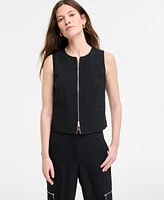 Bar Iii Women's Zip-Front Vest, Exclusively at Macy's